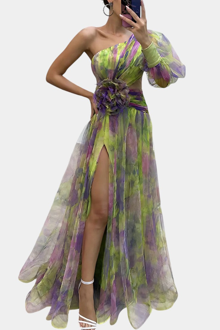 AMELIA - VESTIDO LARGO ELEGANTE