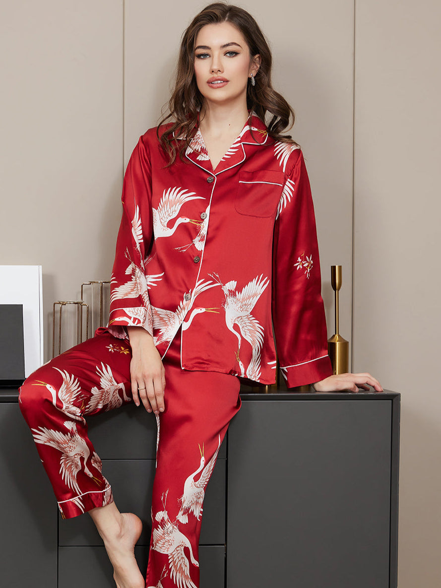 BIANCA™ | Conjunto de pijama de mujer con estampado