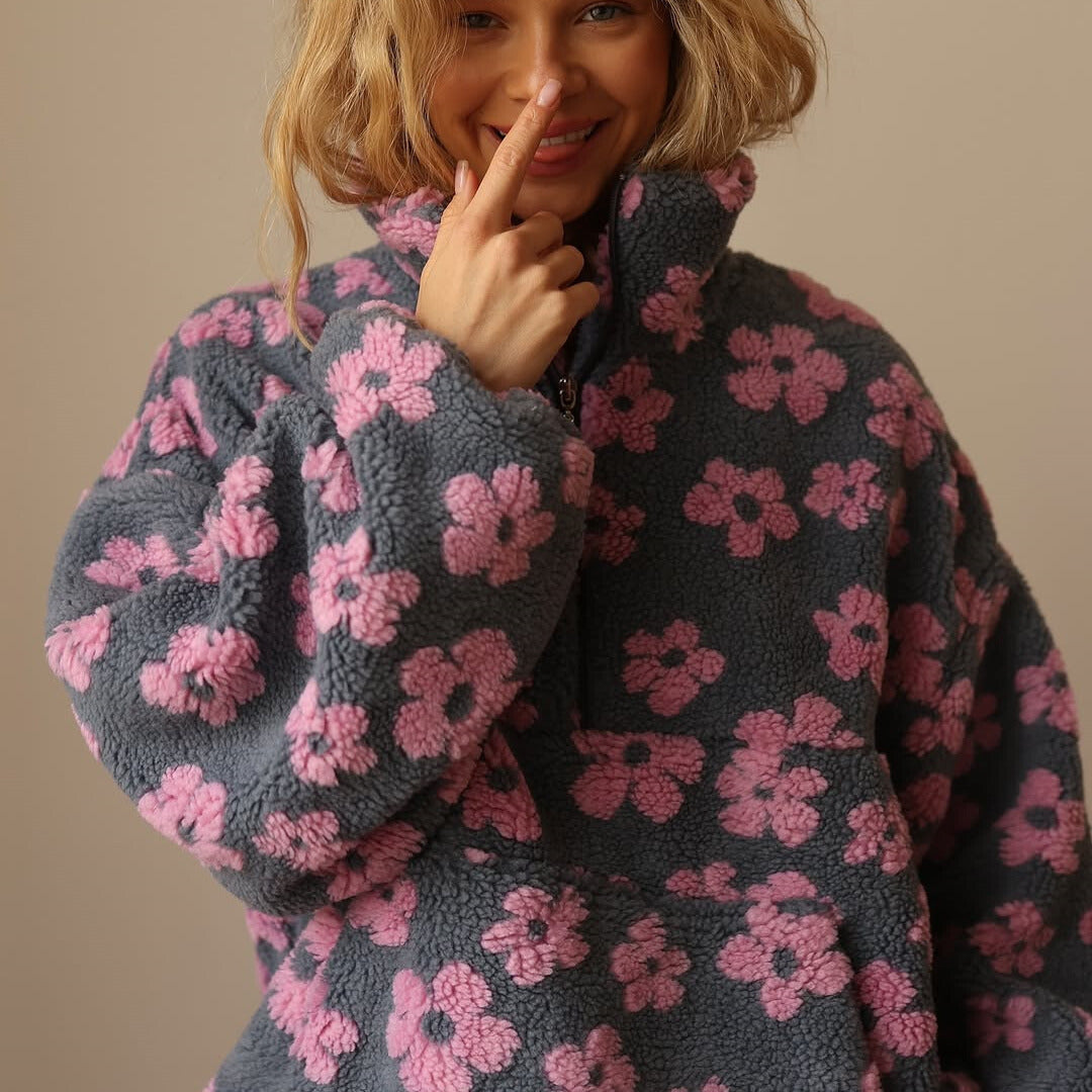 DAISY - FORRO POLAR FLORAL