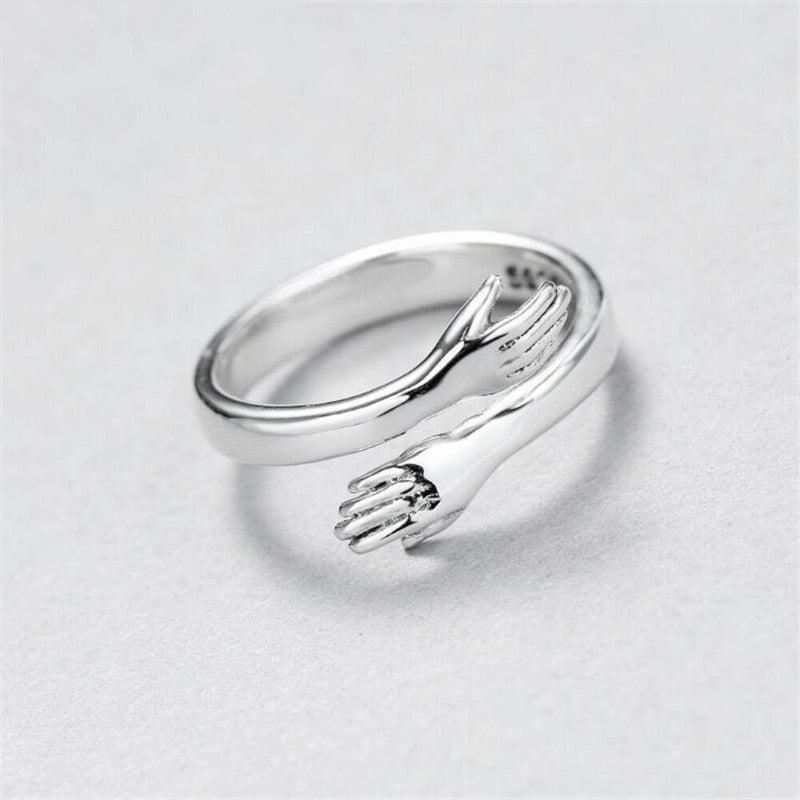 Anillo plateado