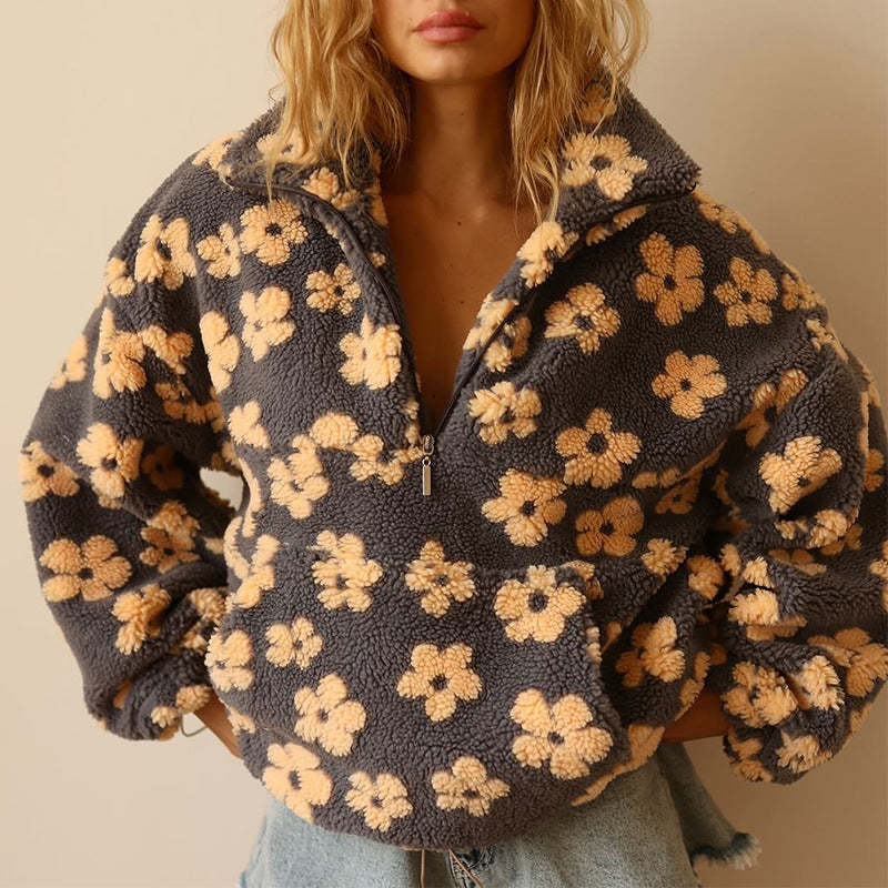DAISY - FORRO POLAR FLORAL
