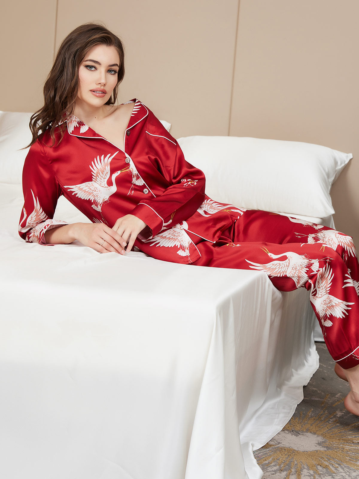 BIANCA™ | Conjunto de pijama de mujer con estampado