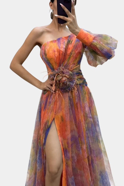 AMELIA - VESTIDO LARGO ELEGANTE
