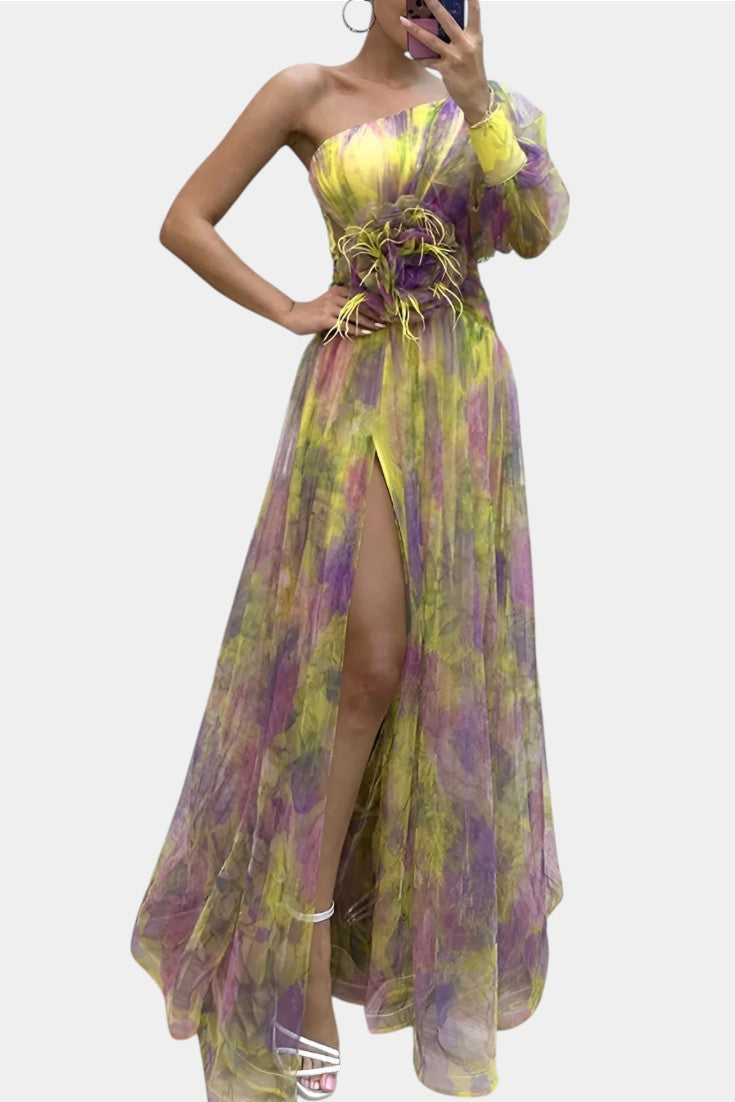 AMELIA - VESTIDO LARGO ELEGANTE
