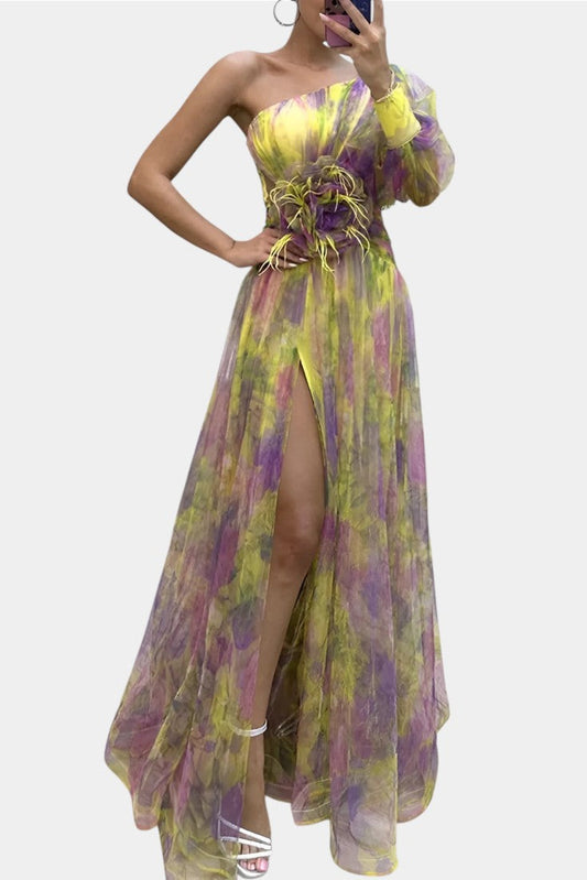 AMELIA - VESTIDO LARGO ELEGANTE