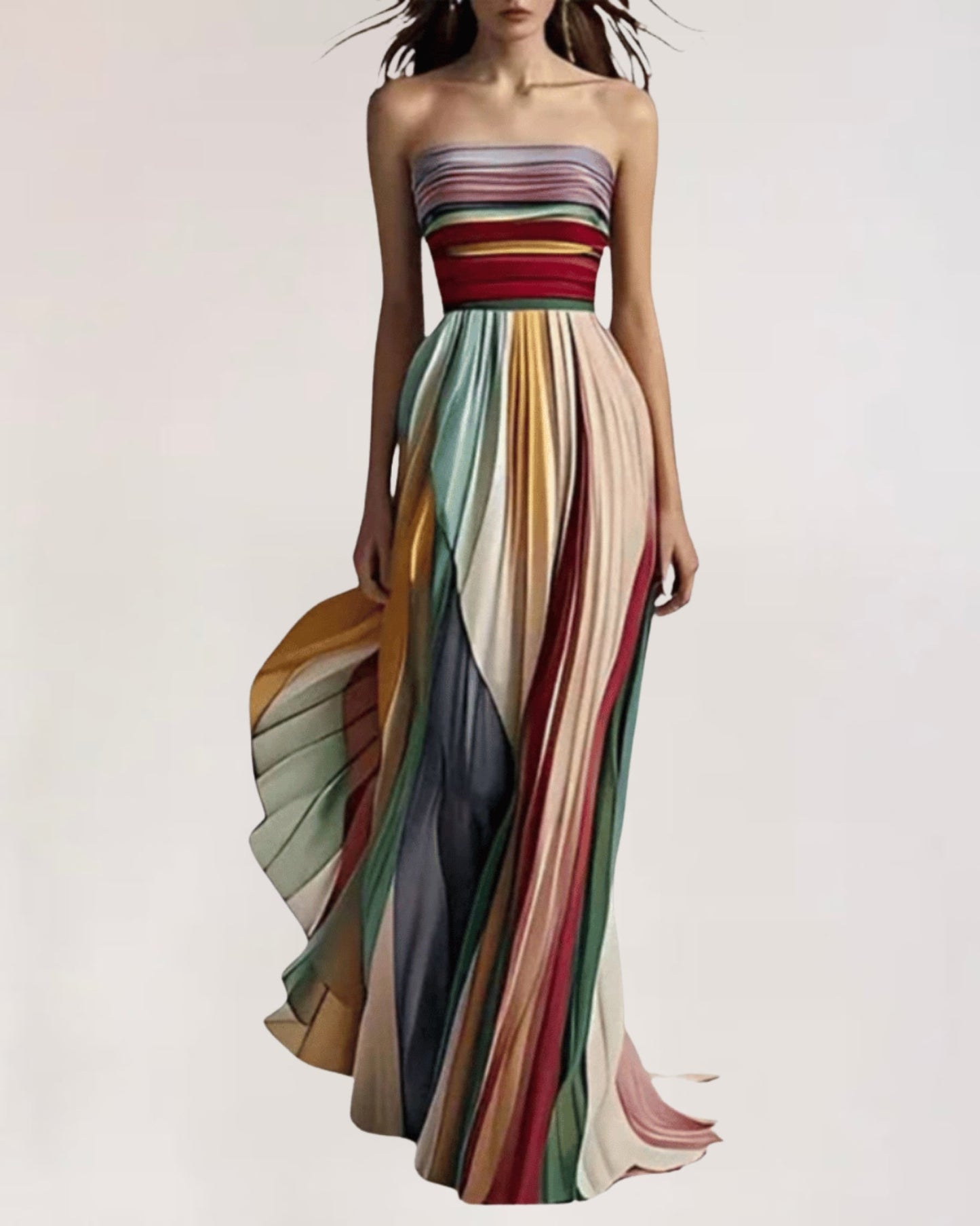 DANIELLA - VESTIDO LARGO ELEGANTE