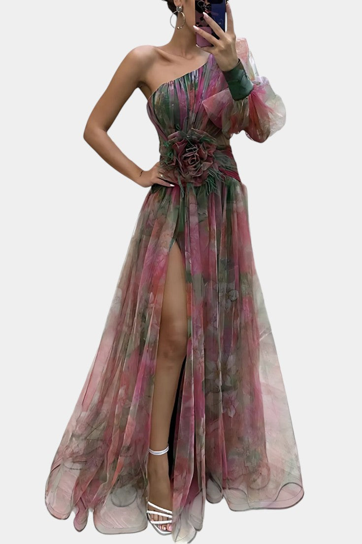 AMELIA - VESTIDO LARGO ELEGANTE