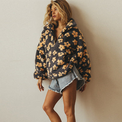 DAISY - FORRO POLAR FLORAL