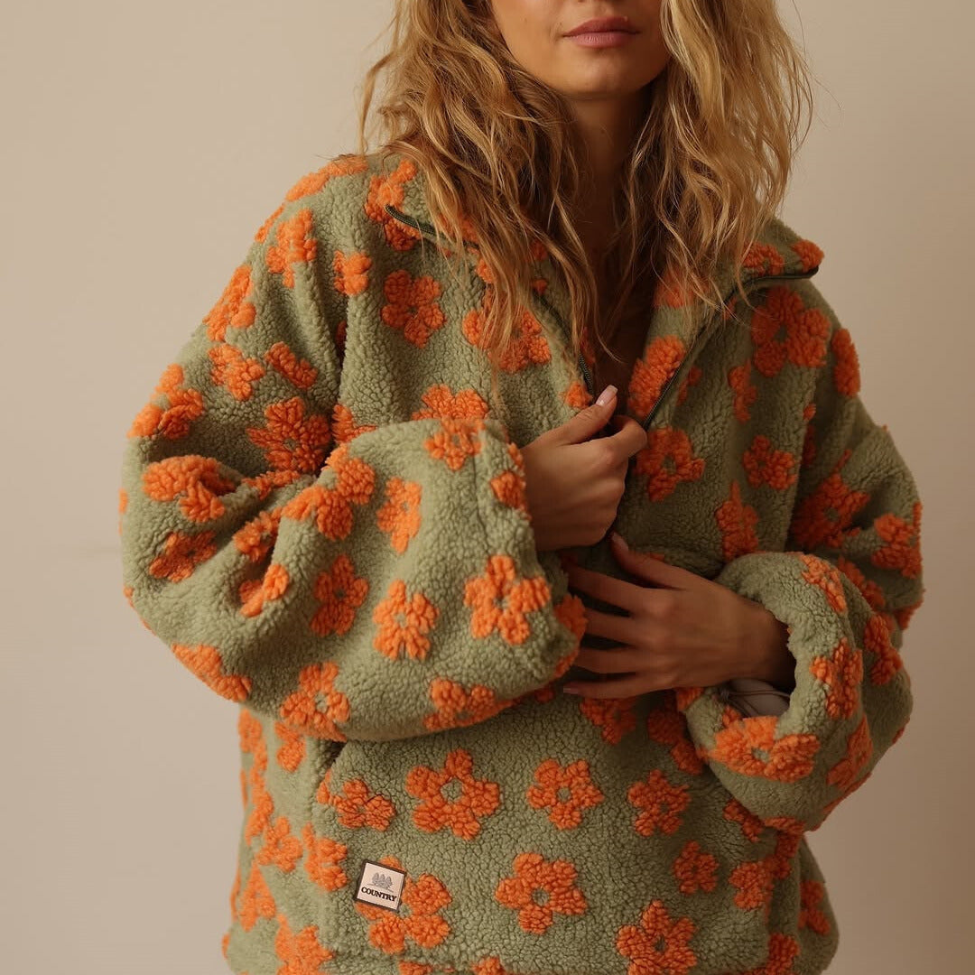 DAISY - FORRO POLAR FLORAL