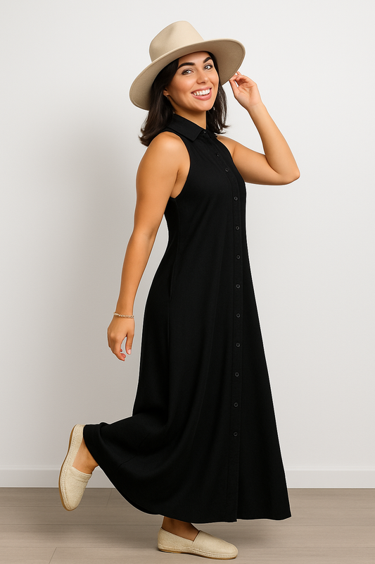 CLARA™ | Vestido con cuello encamisado