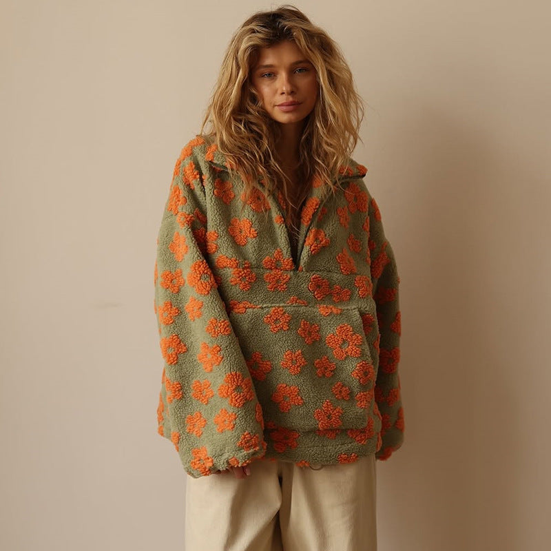 DAISY - FORRO POLAR FLORAL