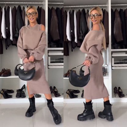 DAVINIA - CONJUNTO ELEGANTE ATEMPORAL