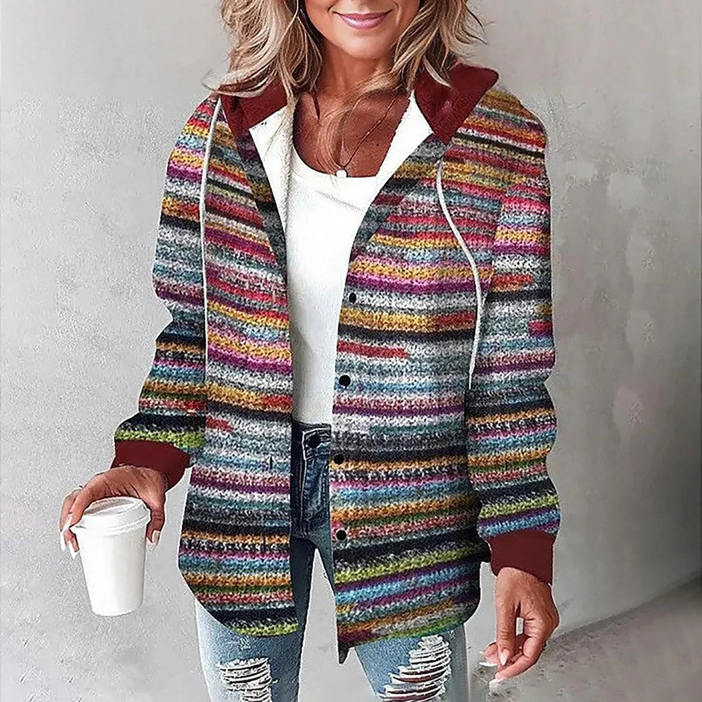 INDIRA - CHAQUETA SUAVE Y CÁLIDA PARA LOS DÍAS PERFECTOS DE OTOÑO