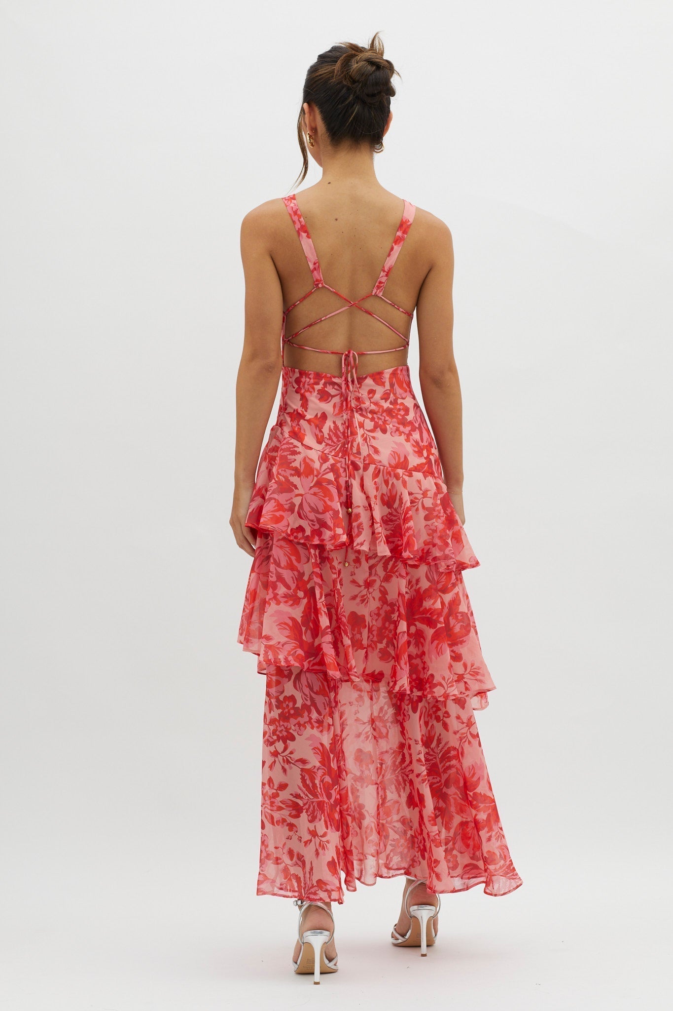 ELARA™ | Vestido largo con volantes