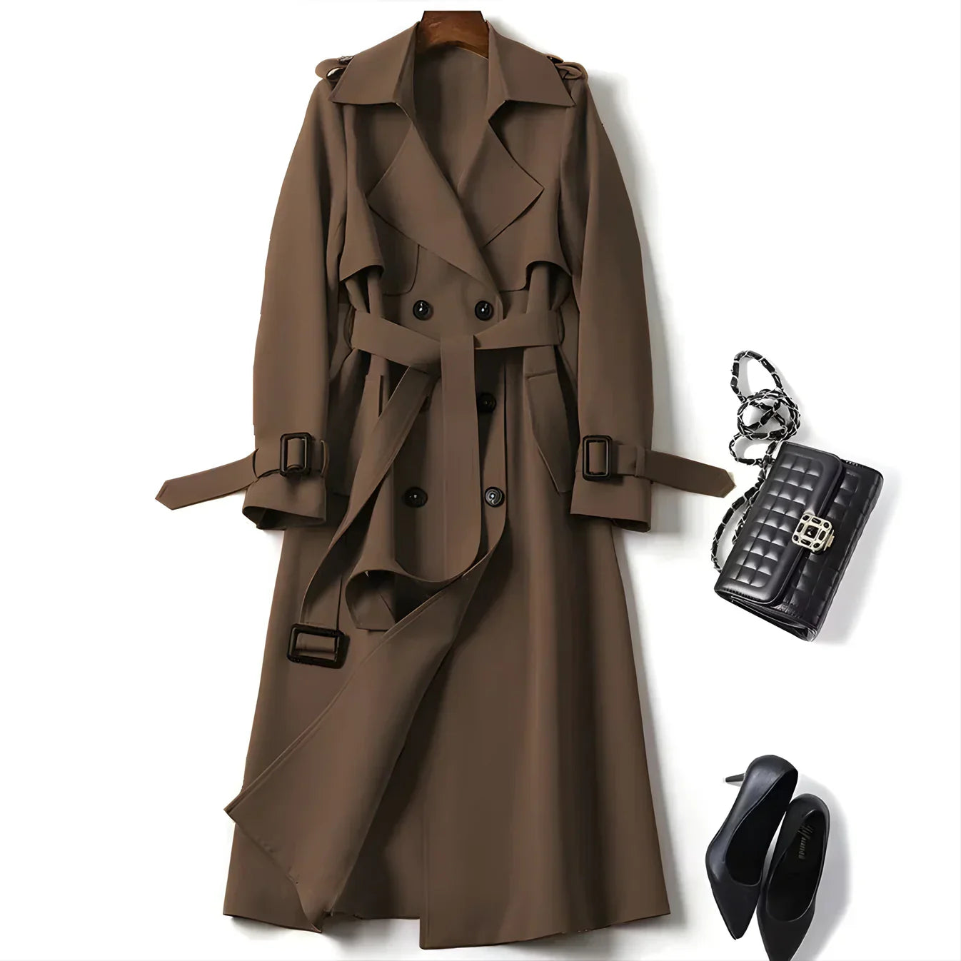 YARA - ELEGANTE GABARDINA CON ESTILO ATEMPORAL