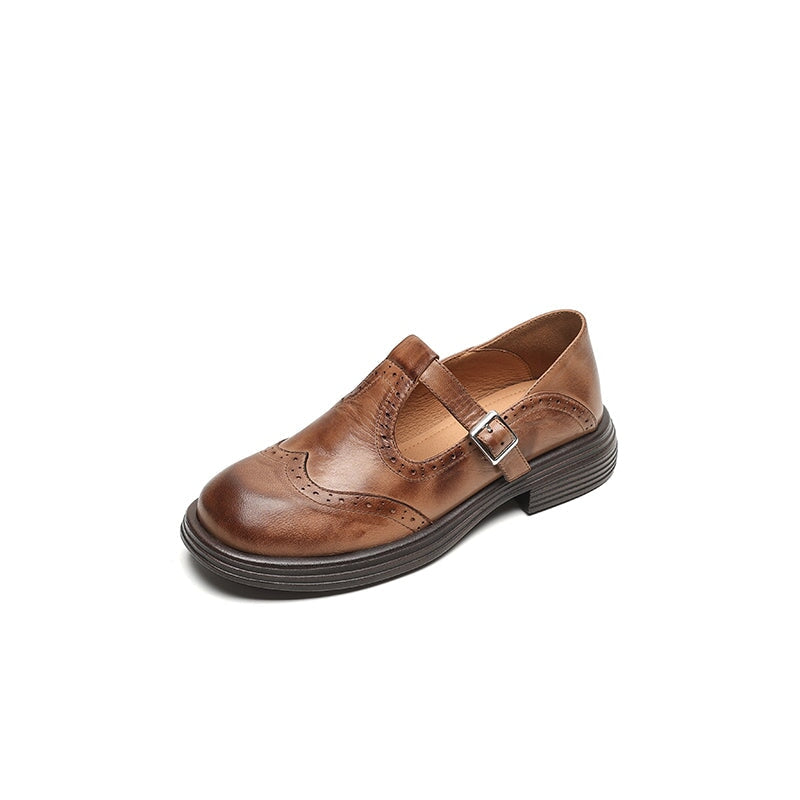 MATILDA - ELEGANTES MARY JANES DE CUERO