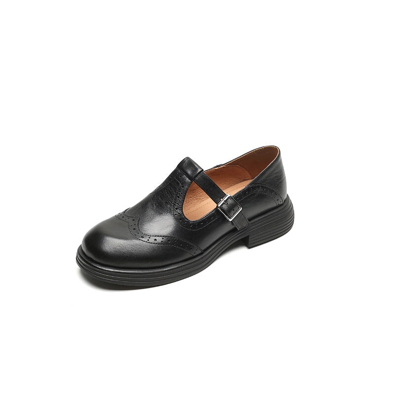 MATILDA - ELEGANTES MARY JANES DE CUERO