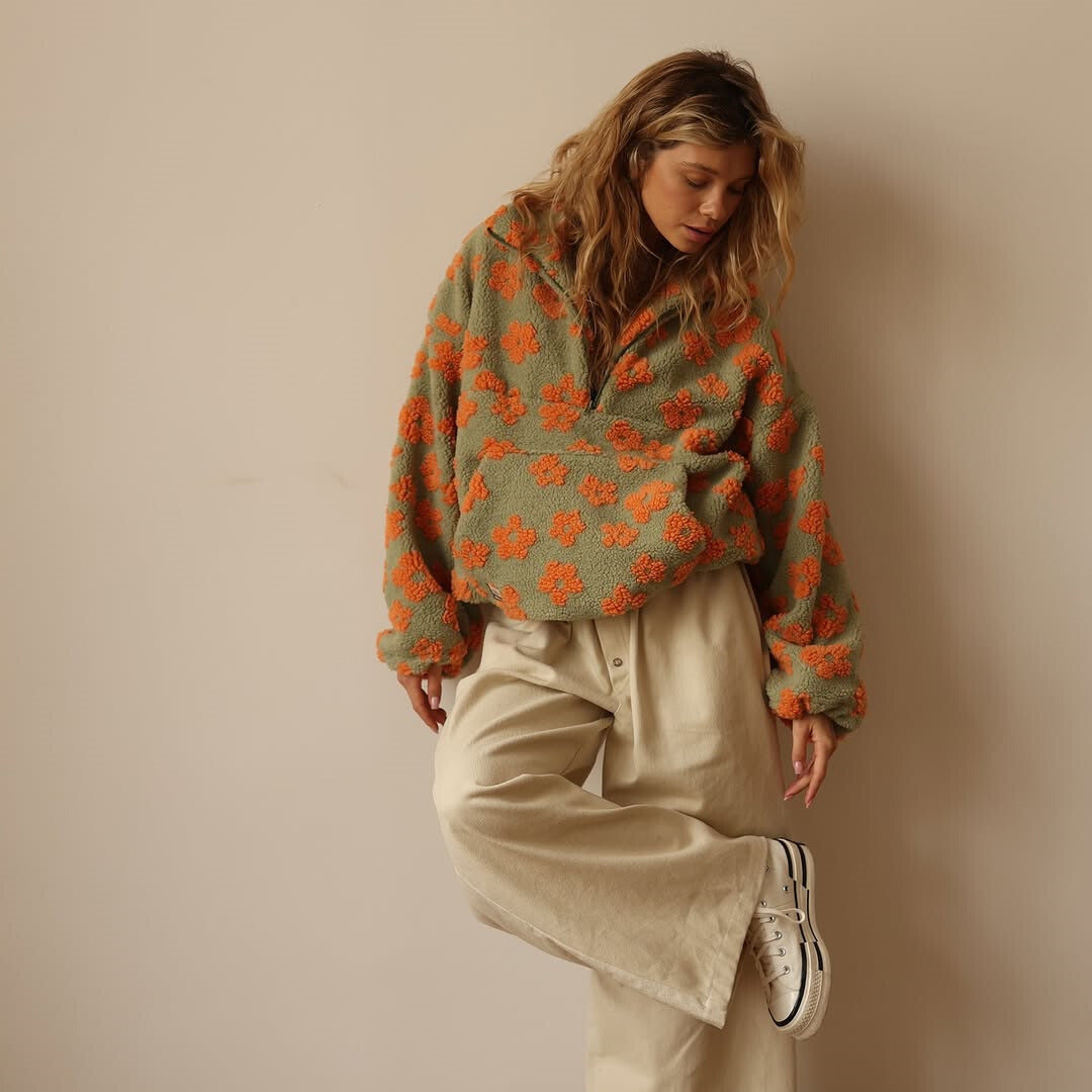 DAISY - FORRO POLAR FLORAL