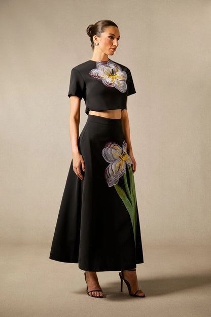 ANGÉLICA - CONJUNTO TOP Y FALDA FLORAL